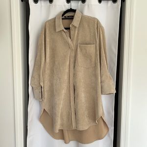 OVERSIZED ZARA SHIRT DRESS